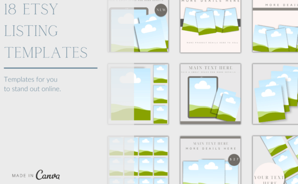 18 Etsy Listing Templates: Streamline Your Shop Photos