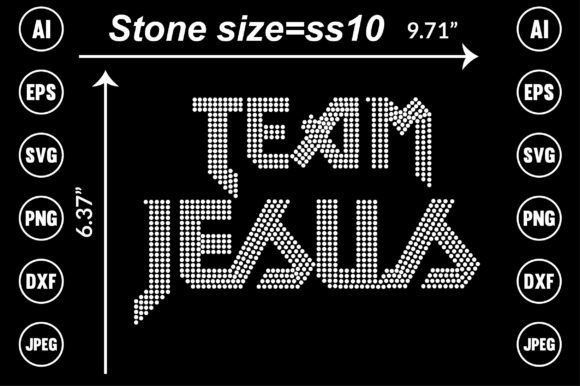 Crafting Bold Faith Statements with Team Jesus Rhinestone Templates Desi