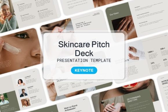 Evaluating Skincare Pitch Deck - Keynote Templates for Your Business Presentation