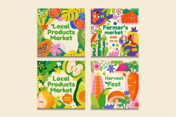Four Professional Templates for Farmers Market Success