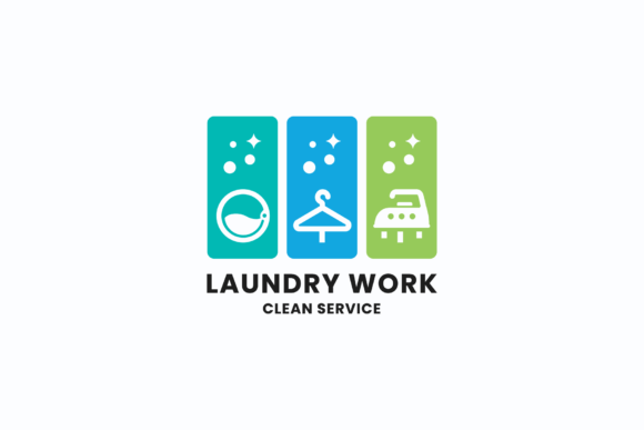 Laundry Work Pro Logo Templates: Streamline Your Brand Design