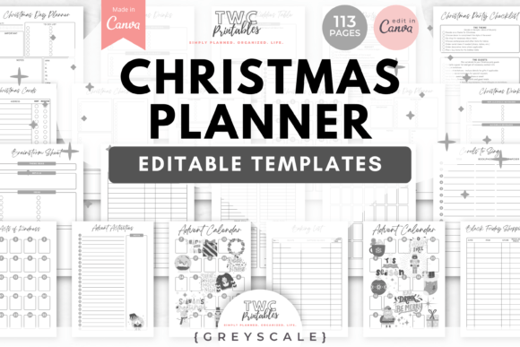 Master Your Holiday Season with the Ultimate Christmas Planner Canva Templates