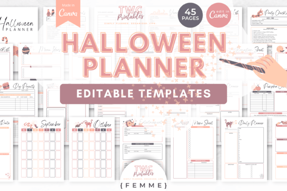 Mastering the Spooky Season: A Deep Dive into Halloween Planner Canva Templates FEMME