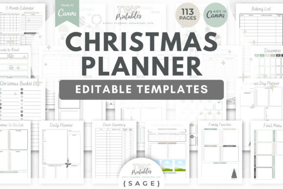Organizing Your Holiday Season: An Evaluation of Christmas Planner Canva Templates SAGE